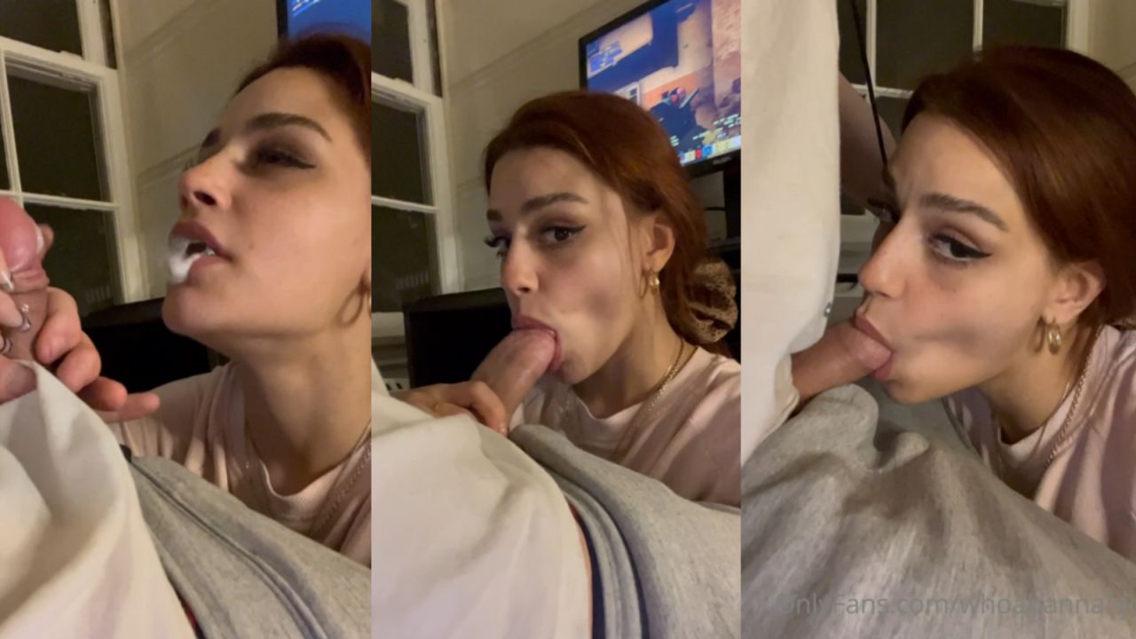 Hannah Jo Blowjob While Gaming Porn Leaked Video